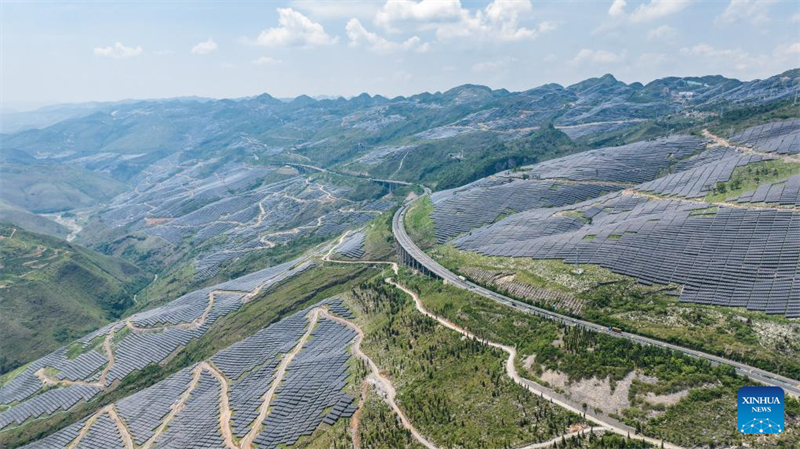 Guizhou im Südwesten Chinas treibt saubere Energie mit neuer umfassender Basis voran