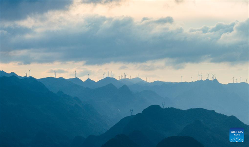 Guizhou im Südwesten Chinas treibt saubere Energie mit neuer umfassender Basis voran