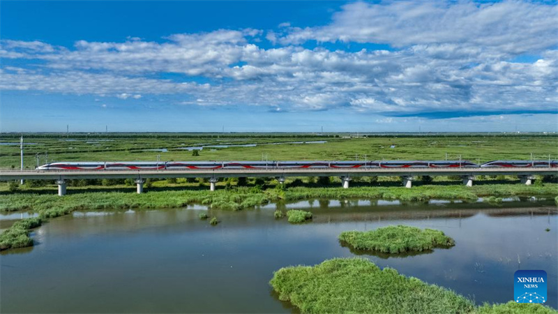 Chinas n?rdlichste Hochgeschwindigkeitsbahn feiert 10-j?hriges Jubil?um
