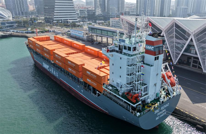 Direkte Containerschifffahrtsroute verbindet Qingdao mit Jeju in Südkorea