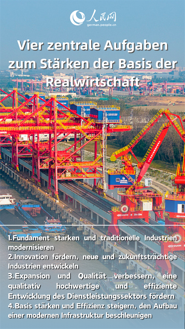 15. Fünfjahresplan legt Schwerpunkt auf St?rkung der Realwirtschaft