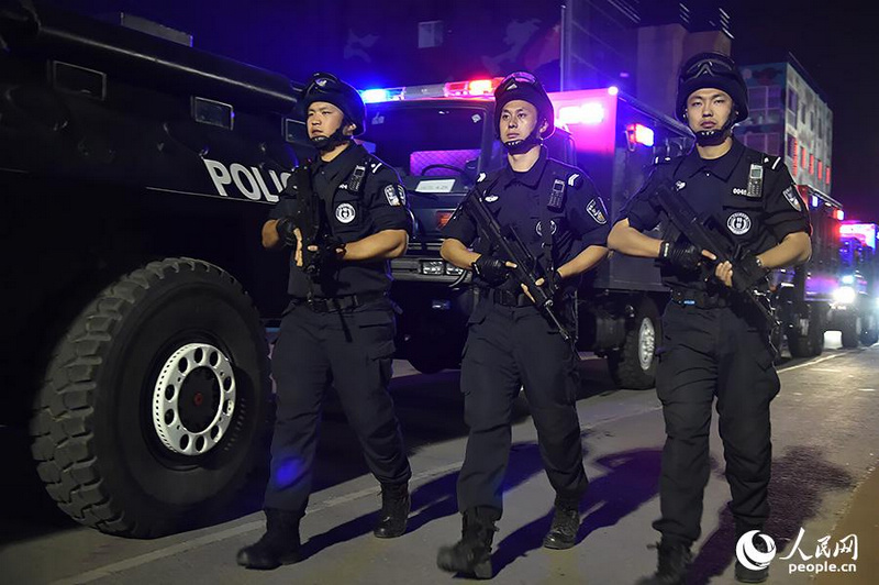 Anti-Terror: Beijings Polizei übt den Ernstfall